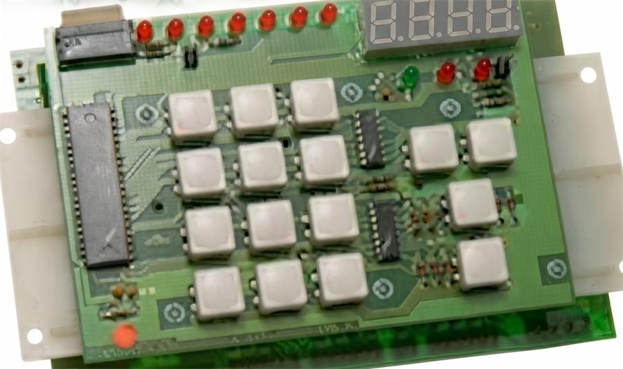 Placa de potencia con teclado de Metatron 12 y Apex